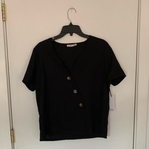 Black V Neck Shirt